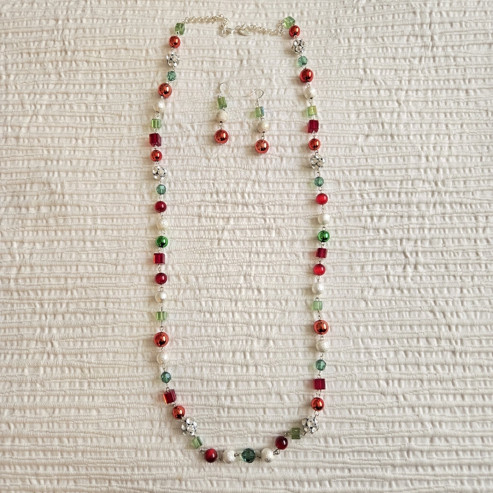 Christmas 🎄 Necklace & Earring Set